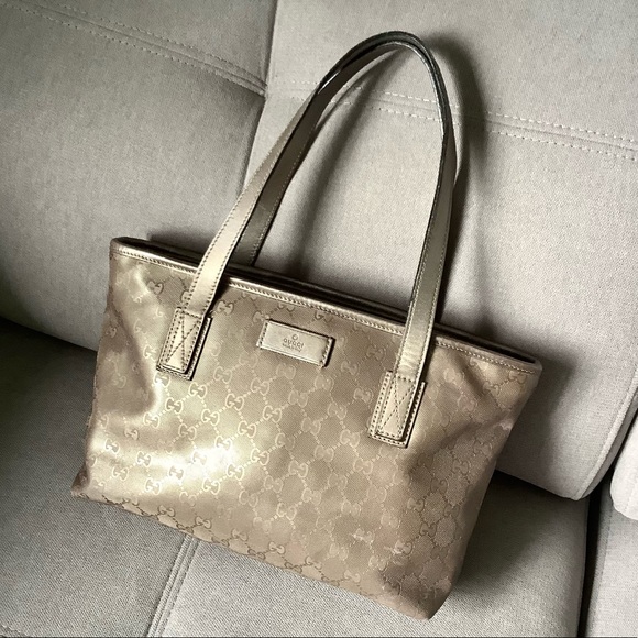 Authentic GUCCI PVC GG monogram tote bag🌸 - Picture 3 of 16